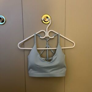 Nike Light Blue Strappy Sports Bra